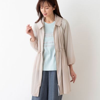 ＜LOBJIE (Women)＞エアーナイロン　ロングブラウス（１２１０２４１１）