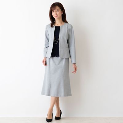 カノコキーネックジャケット〔セットアップ対応〕（１２１０２４３１）