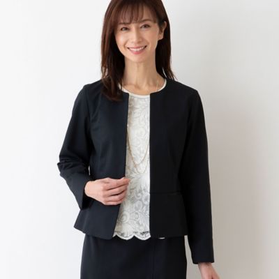 カノコキーネックジャケット〔セットアップ対応〕（１２１０２４３１）