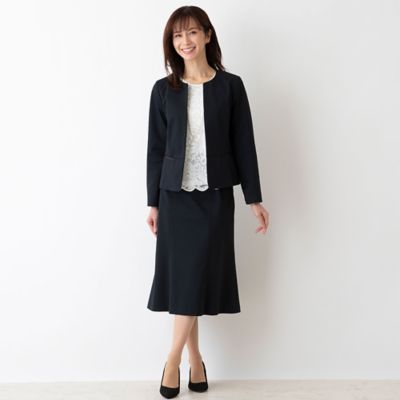 カノコキーネックジャケット〔セットアップ対応〕（１２１０２４３１）