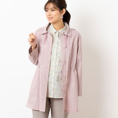 ＜LOBJIE (Women)＞ステンカラー　ストレッチコート（１２１０２５１１）