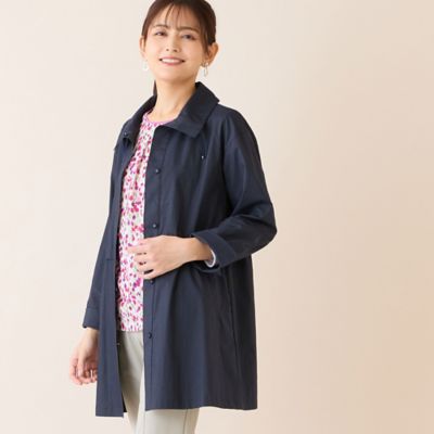 ステンカラーストレッチコート（12102611） | LOBJIE (Women