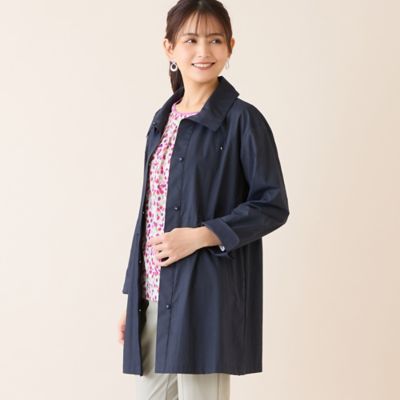 ステンカラーストレッチコート（12102611） | LOBJIE (Women