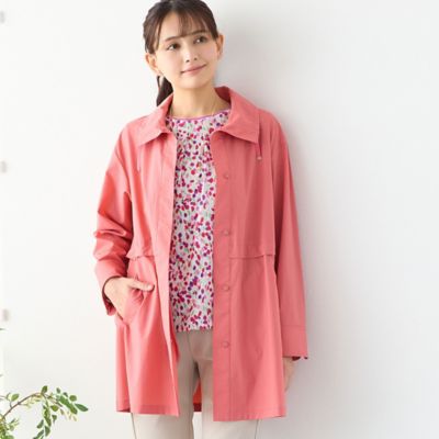 ステンカラーストレッチコート（12102611） | LOBJIE (Women