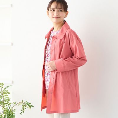 ステンカラーストレッチコート（12102611） | LOBJIE (Women