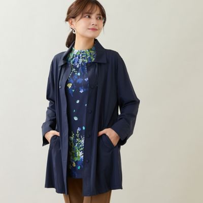 ステンカラーストレッチコート（12105641） | LOBJIE (Women