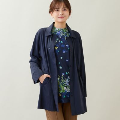 ステンカラーストレッチコート（12105641） | LOBJIE (Women