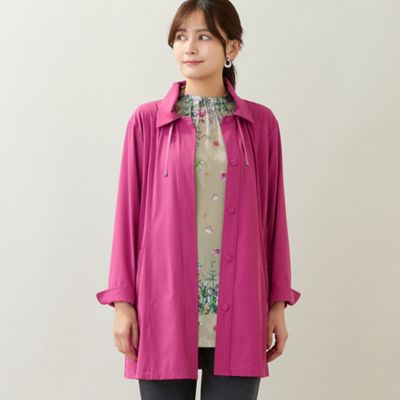 ステンカラーストレッチコート（12105641） | LOBJIE (Women