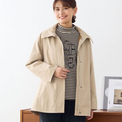 【新品未使用】13号　ベージュ　コート インデックス index ウォッシャブルトレンチコート【撥水・親水性防汚