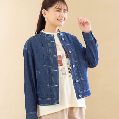 デニム ダウンジャケット（12106581） | LOBJIE (Women