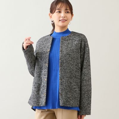 ＜LOBJIE (Women)＞【一部店舗・ＷＥＢ限定】ツイードダウンジャケット（１２１０６５８２）