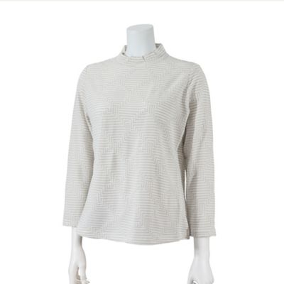 ＜LOBJIE (Women)＞スクエアシャーリングトップス（１２１２２４４３）