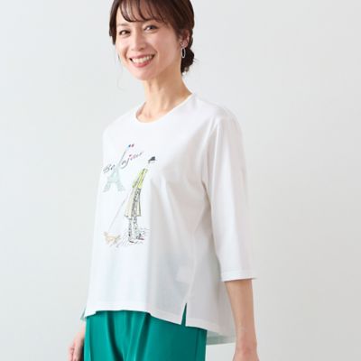 Ｌｏｂｉｎ刺繍　Ｔシャツ（お散歩）（１２１２３４４１）