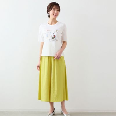 Ｌｏｂｉｎ刺繍　Ｔシャツ（カフェ）（１２１２３４４２）