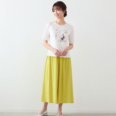 Ｌｏｂｉｎ刺繍　Ｔシャツ（カフェ）（１２１２３４４２）
