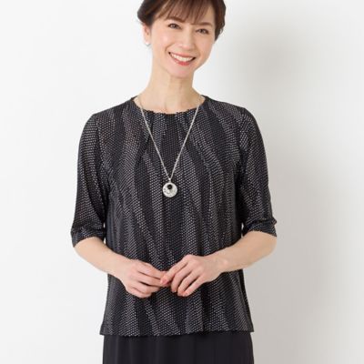 ランダムドットプリントＴシャツ（１２１２３４５３）