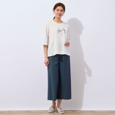 【洗える】Ｌｏｂｉｎ　エッフェル塔柄Ｔシャツ（１２１２３５０３）