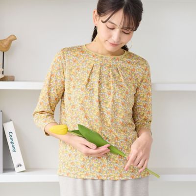 洗える・日本製】リバティプリントカットソー（12123622