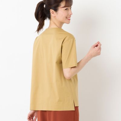 リボン刺繍コットンＴシャツ（１２１２５４１１）