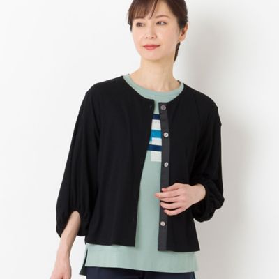 リボン刺繍コットンＴシャツ（１２１２５４１１）
