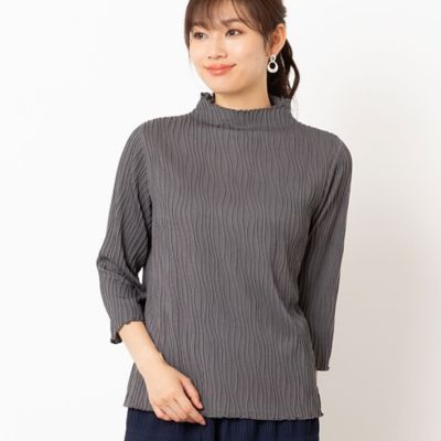 ＜LOBJIE (Women)＞タックシャーリングカットソー（１２１２５４２４）
