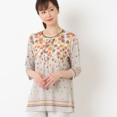 ＜LOBJIE (Women)＞カラードットチュニック（１２１２５４３４）