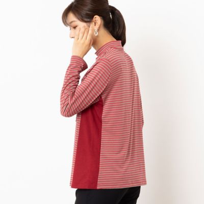 フリルねじり刺繍ボーダーカットソー（１２１２５４６１）