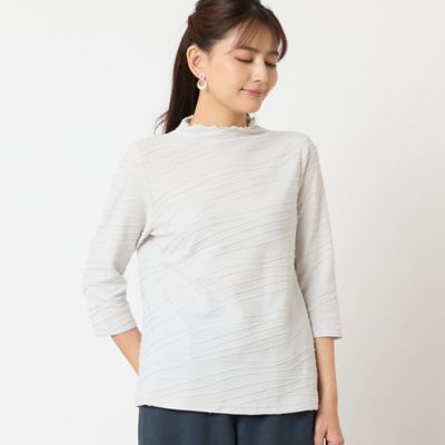 ベーシックロゴTシャツ／洗える | MK MICHEL KLEIN (Women