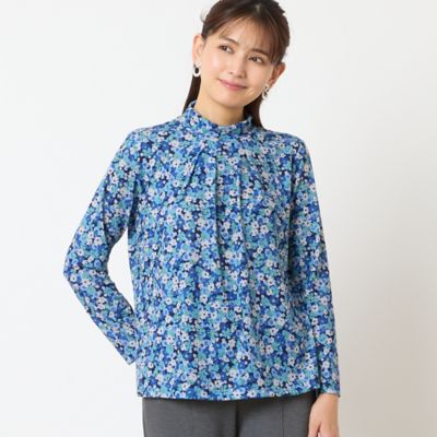 Noble 花柄カットソー 洗える・日本製】小花柄カットソー（12125555