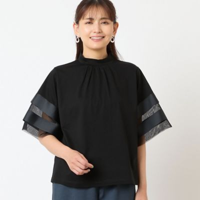 一部店舗・WEB限定アイテム・洗える】袖リボンプルオーバー