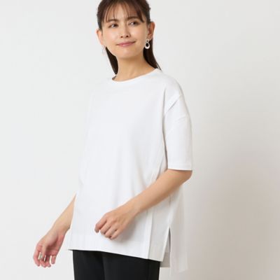 LOBJIE (Women)/ロブジェ【一部店舗・WEB限定アイテム・洗える・日本製】スムースワイドプルオーバー(12125583) シロ トップス【三越伊勢丹/公式】