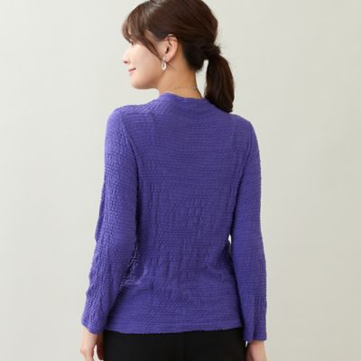 タグ付新品✨トルネードマート 16SS シャーリングVネックカットソー　日本製 毎年人気・洗える・日本製】シャーリングカットソー（12125644