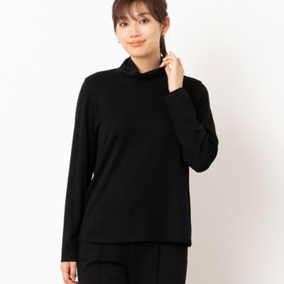 LOBJIE (Women)/ロブジェ コスメプラス ねじりハイネックカットソー(12126441)