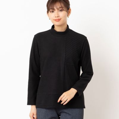 LOBJIE (Women)/ロブジェ ソフト起毛プルオーバー(12126472) クロ トップス【三越伊勢丹/公式】