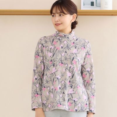 Noble 花柄カットソー Noble 花柄カットソー