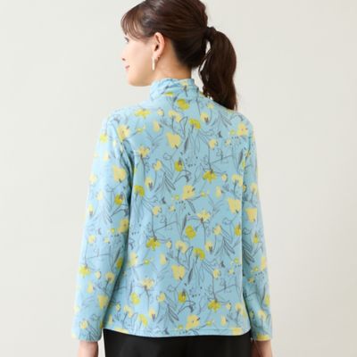 洗える・日本製】花柄起毛カットソー（12126532） | LOBJIE