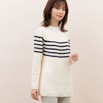 ＜LOBJIE (Women)＞求心片畦チュニックセーター（１２１３１４０２）