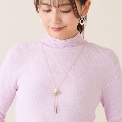 ビジューモチーフ スライドネックレス（12142601） | LOBJIE