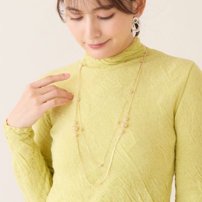 サークルモチーフ2連ネックレス（12142602） | LOBJIE (Women