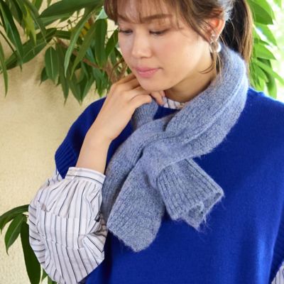 シャギーニットマフラー（12166403） | LOBJIE (Women