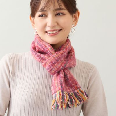 えり 高級ミンクスヌードマフラー KOBE LETTUCE（神戸レタス） ストール マフラー レディース 秋 冬