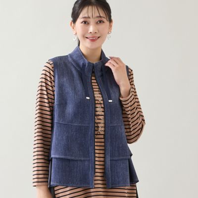 ENFOLD フリルデザイン ベスト 38 ENFOLD フリルデザイン ベスト 38 ENFOLD(エンフォルド)｜フリルニット