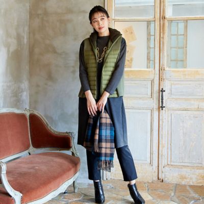 3素材ミックスダウンベスト（21006404） | MISSEL/ミゼール