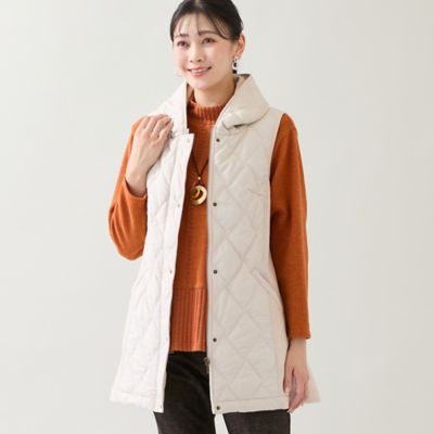 3L／4Lサイズあり】キルティングベスト（21006506