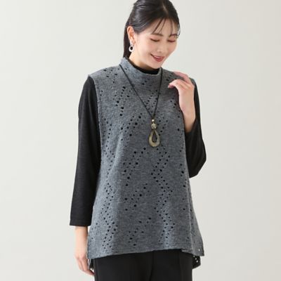 ＜MISSEL＞【一部店舗・ＷＥＢ限定】ジグザグドットベスト（２１００６５０７）