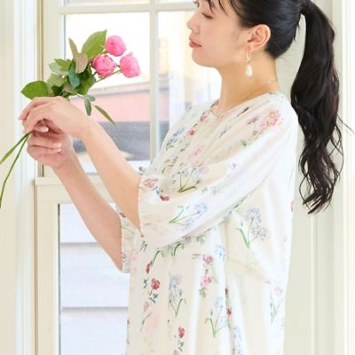 洗える・WEB限定カラー・M～3Lサイズ】ボタニカルフラワー