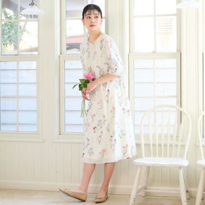洗える・WEB限定カラー・M～3Lサイズ】ボタニカルフラワー