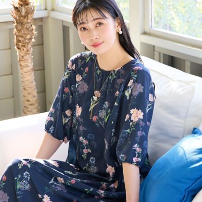 洗える・WEB限定カラー・M～3Lサイズ】ボタニカルフラワー