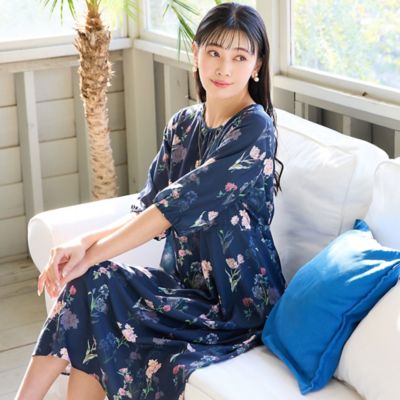 洗える・WEB限定カラー・M～3Lサイズ】ボタニカルフラワー