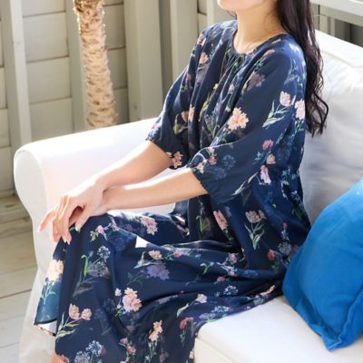 洗える・WEB限定カラー・M～3Lサイズ】ボタニカルフラワー